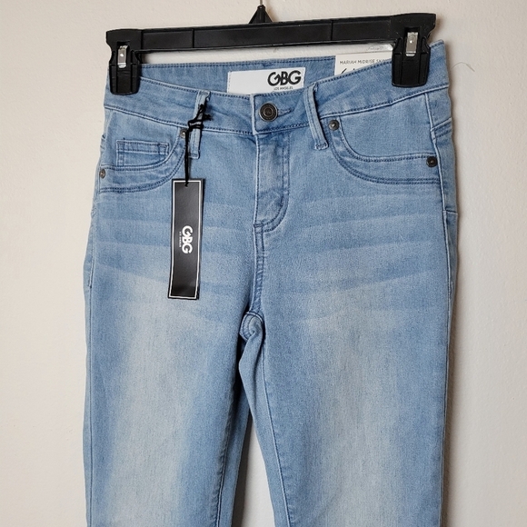 GBG Los Angeles Women's Jeans Light Wash Denim Sz 24 Skinny Leg Stretch NWT - Picture 5 of 11